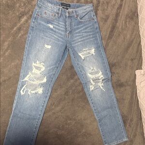 Aeropostale Light Blue Distressed boyfriend jeans